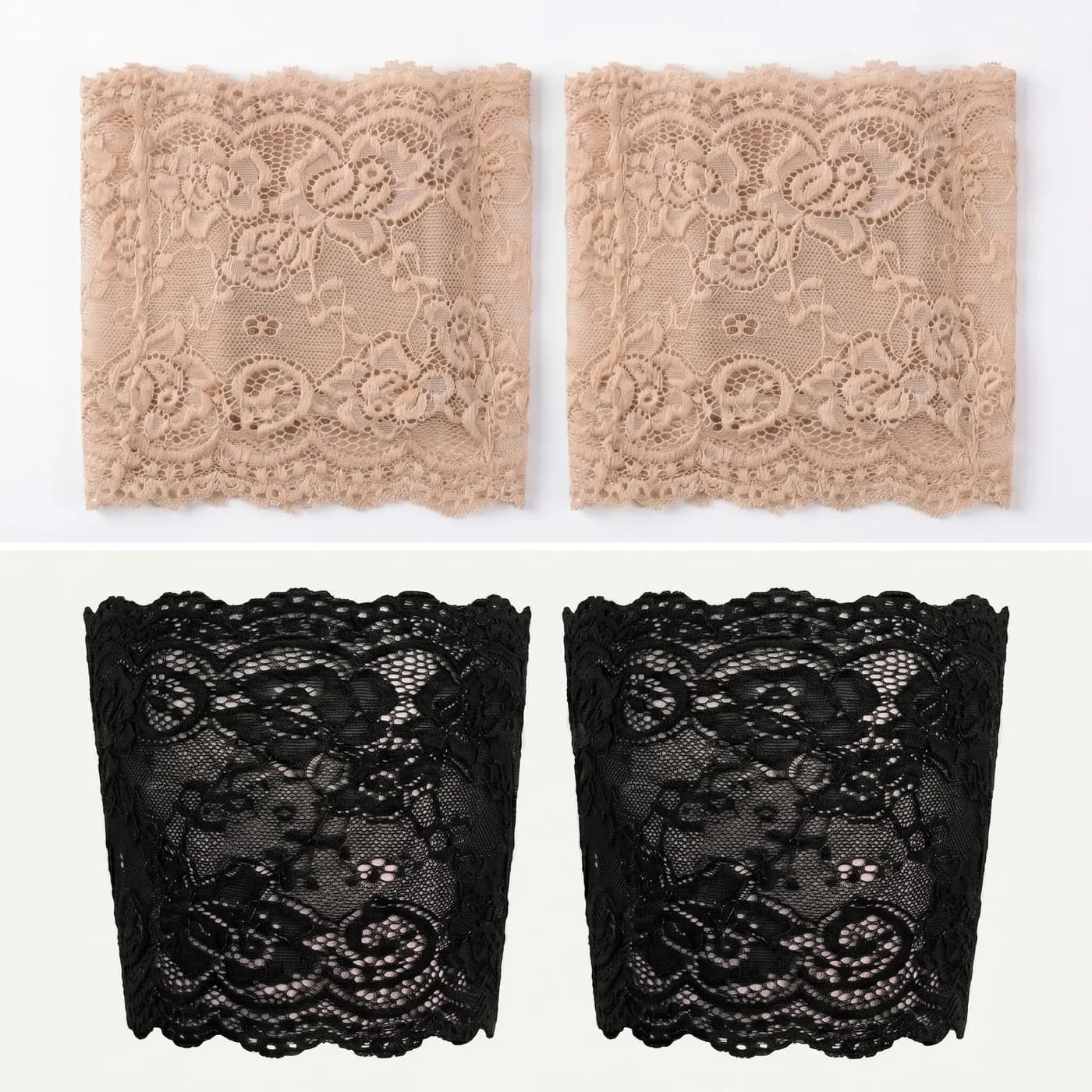 Available colors for Smoothday Glide Bands - Lace Anti-Chafe Thigh Bands