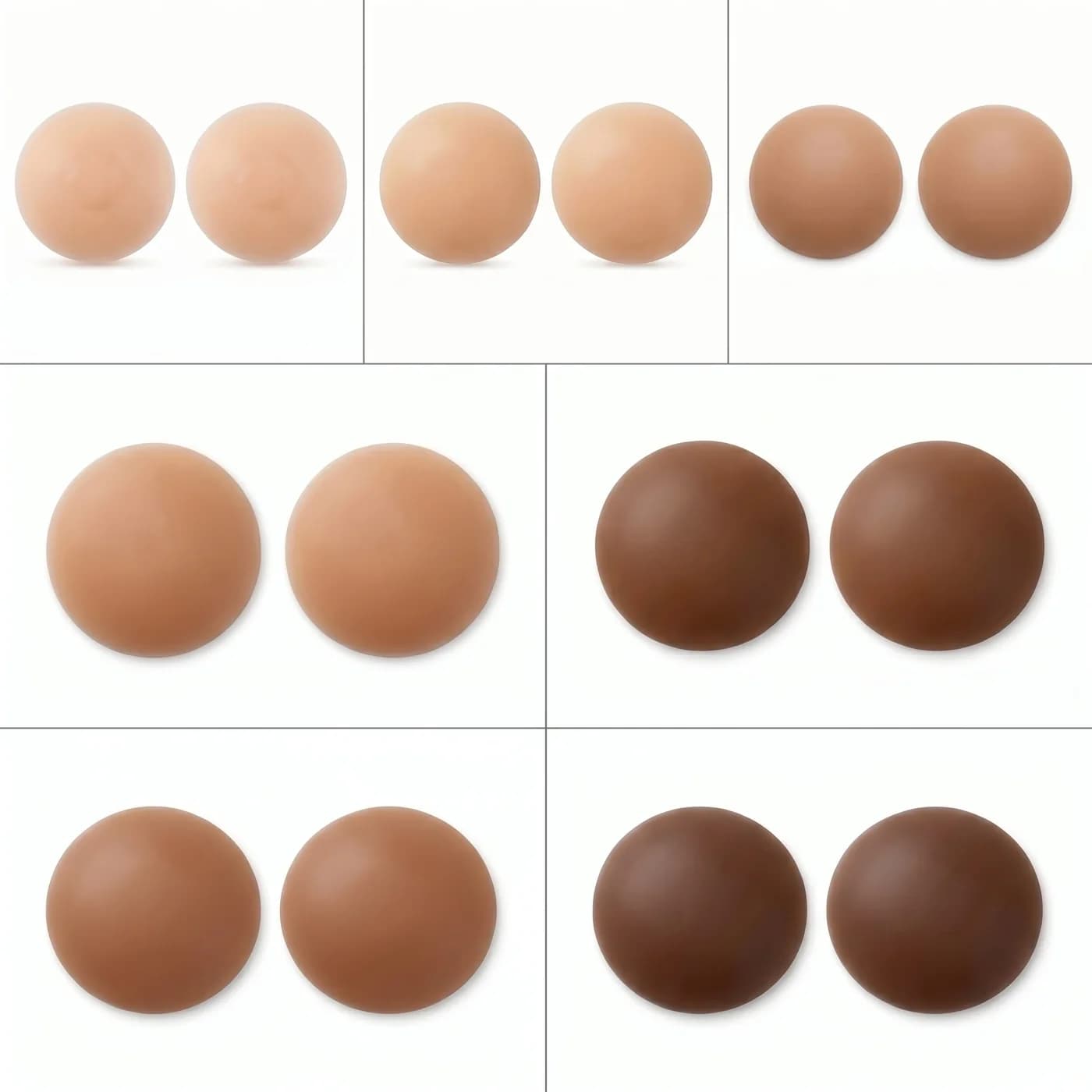 Available colors for Smoothday Barely There Nipple Covers