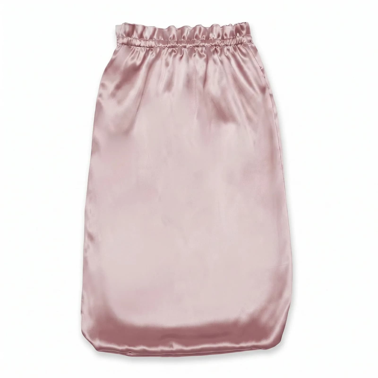 Smoothday Long Silk Sleep Bonnet worn in Blush